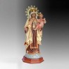 Porcelain figurine Our Lady of Carmen. Hand made