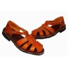 sandálias de couro trançado. feito à mão. projeto vintage. Compro. exclusividade