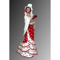 porcelain figurines. dancer. blanket and castanets. Flamingo. limited series. Seville