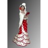 Porzellanfiguren. tanzerin. Mantilla und Kastagnetten. Flamenco. limitierte Serie. Sevilla