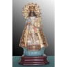 religiosa figura di porcellana. madonna delle persone svantaggiate. fatto a mano. acquisto. rome. oro